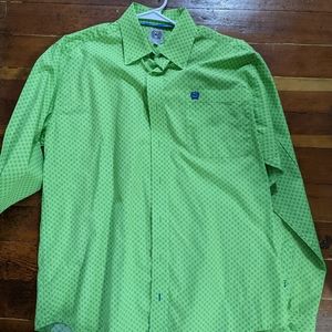 Cinch Long sleeve button down. Size Small